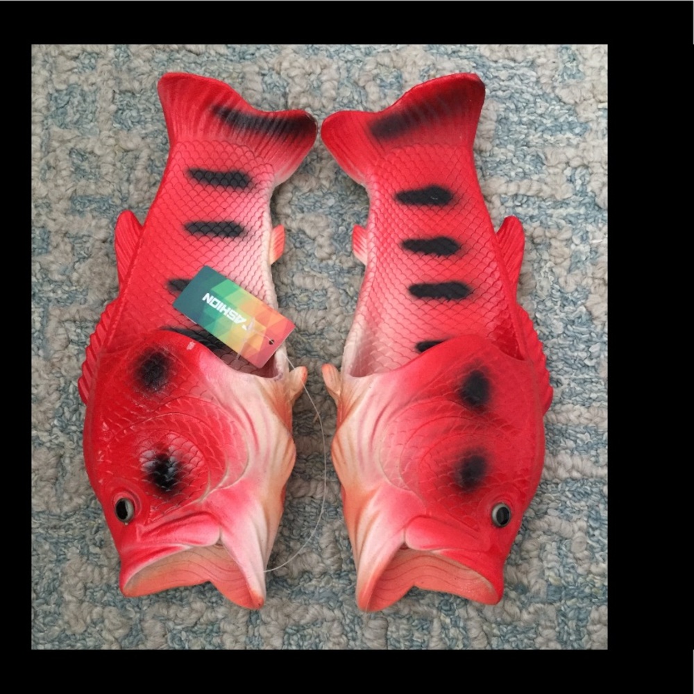 Fish Slippers - So Fun! - Picture 2 of 4
